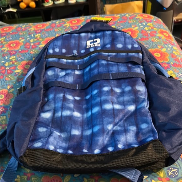 OGIO Blue Shibori Dot Backpack 21.5 Liter NWT - Picture 1 of 8